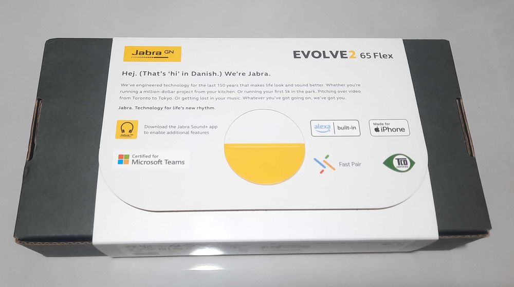 Безжични Слушалки Jabra Evolve2 65 Flex Wireless Bluetooth Stereo Headset Microsoft Teams
