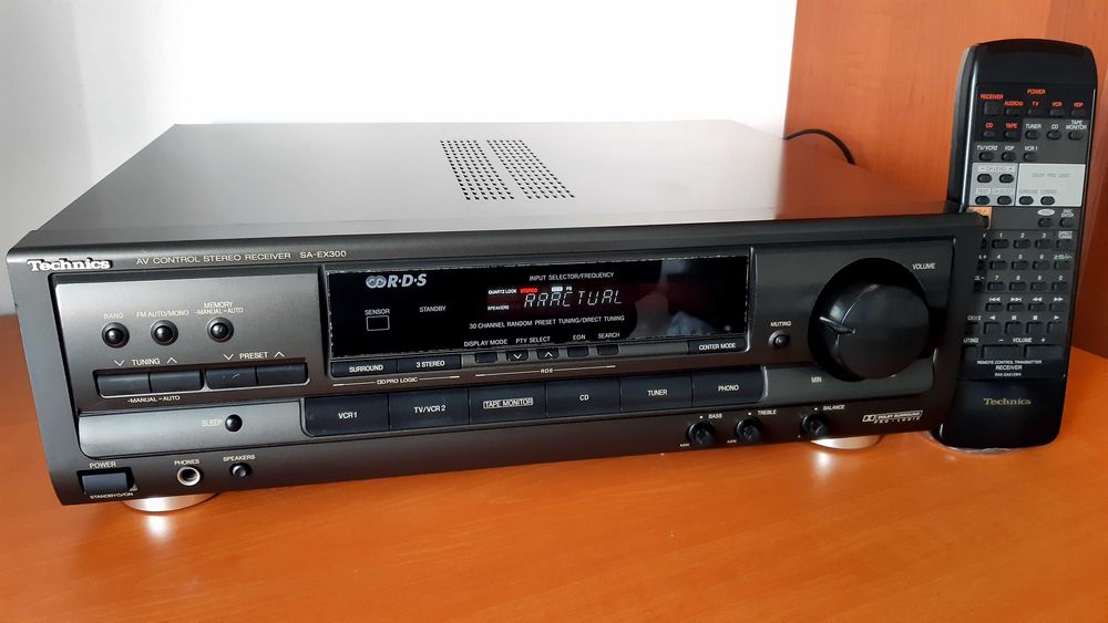 Technics line, deck RS TR 373 M2, receiver SA-EX300 cu telecomanda, cd player SL-PG490
