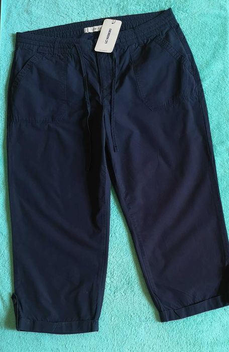 Новые брючки- кюлоты. Размер 50-52.