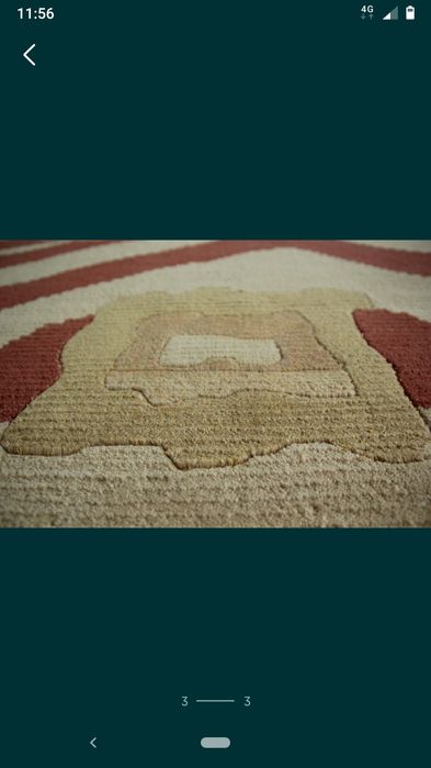 Covor lana lucrat manual