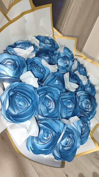 Buchete trandafiri, lucrați manual!