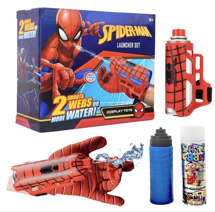 Ръкавица на Спайдърмен изстрелваща паяжина Spiderman играчки