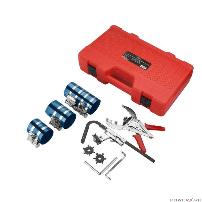 Trusa pentru montat segmenti pe piston, cleste de strangere,