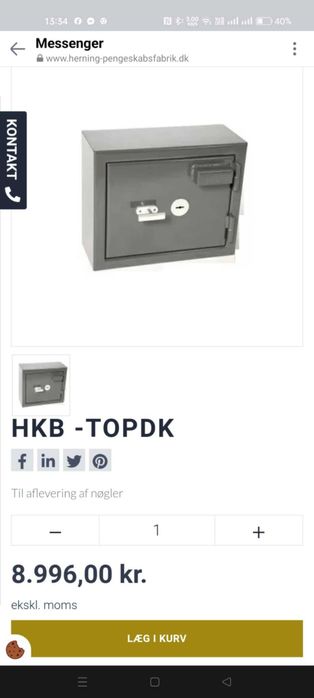 Seif cu închidere cheie