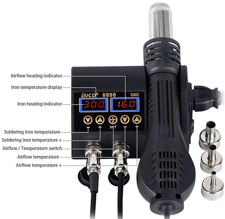 Поялна станция с горещ въздух