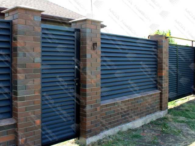 Забор жалюзи еврозабор