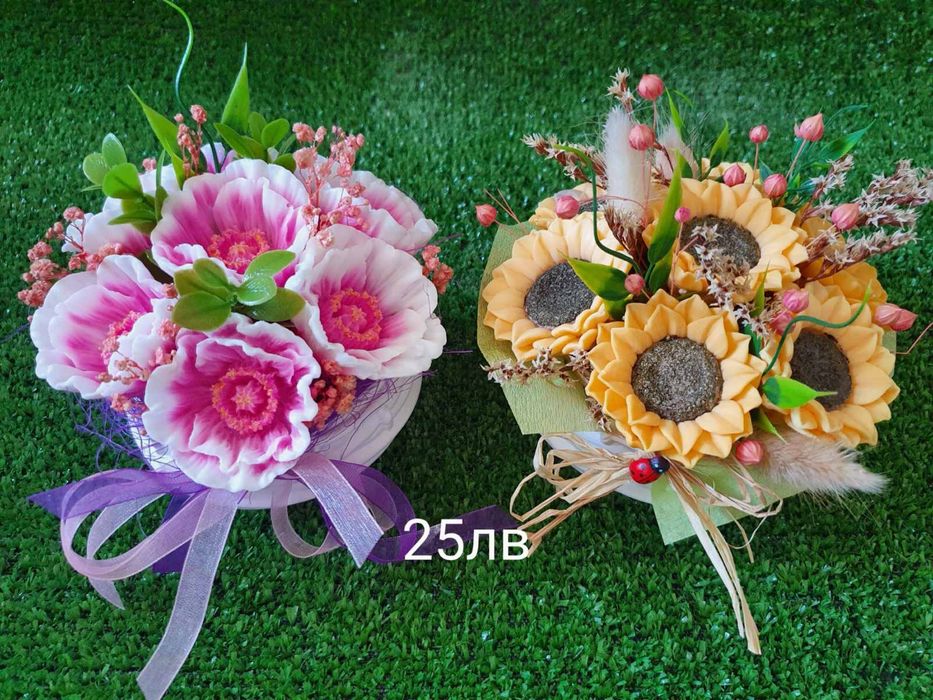 Ароматни сапунени цветя