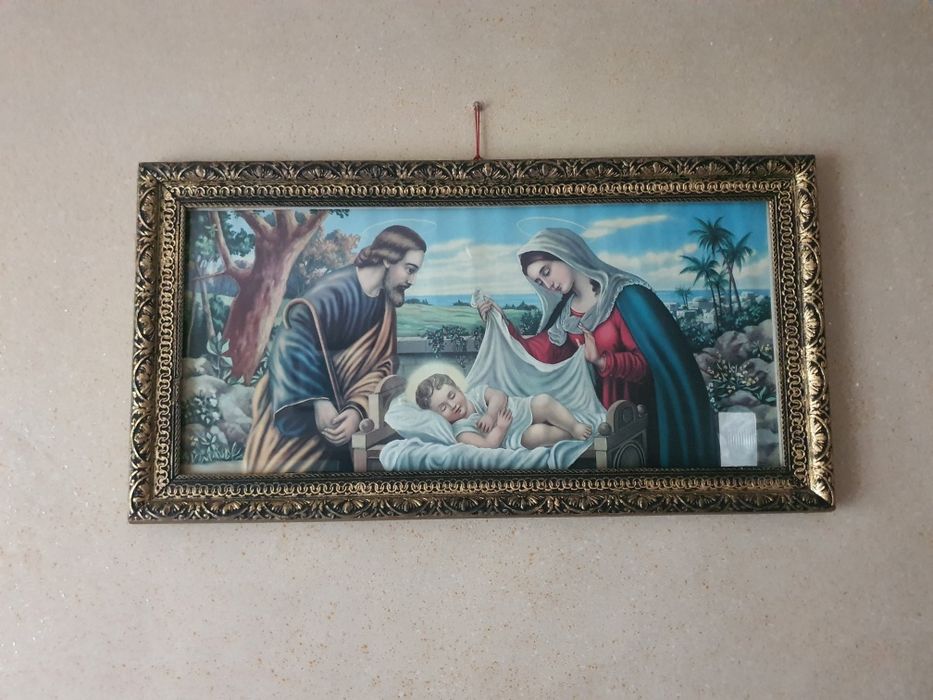 Tablou Icoană Sfânta Familie (Iisus, Maria și Iosif)