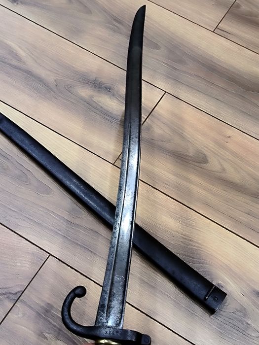 Френски щик нож байонет Шаспо Chassepot M1886 еднакви номера