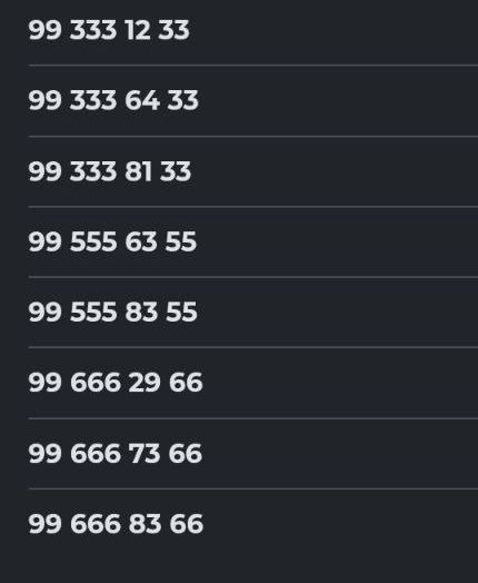 Чиройли телефон номерлар, красивые номера телефонов