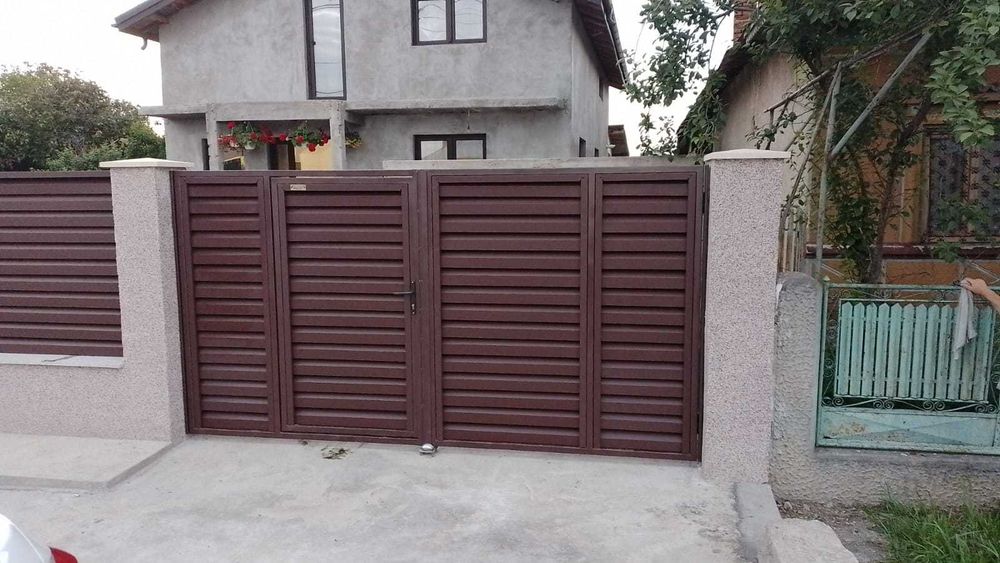 Gard metalic jaluzea | Suruburi ascunse | Dolj | Model 2025 |