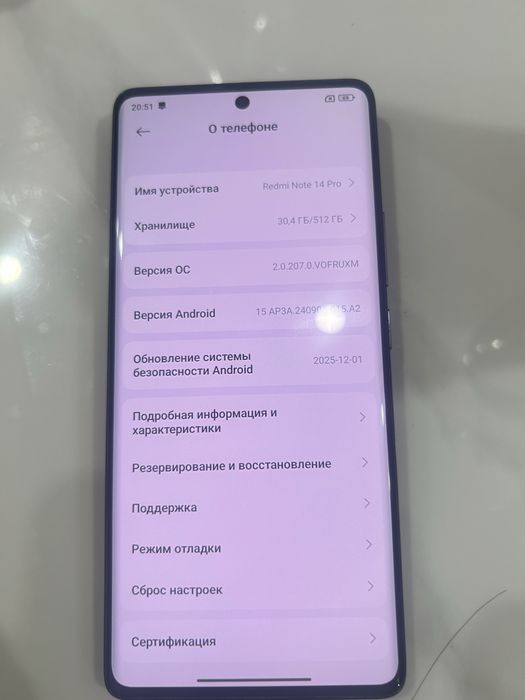 Продам Redmi Note 14 pro 512 GB