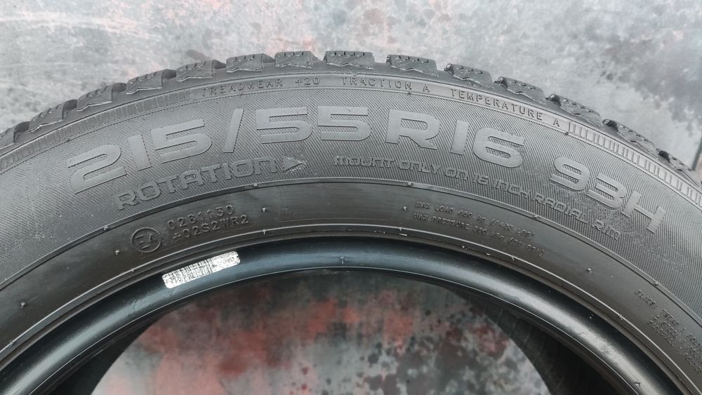 1брой зимна гума 215/55/16 Nokian WRd4
dot22
7mm
Добро състояние на гу