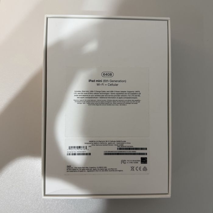 Apple iPad mini 6 64GB Purple