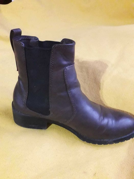 Дамски кожени боти "HM" номер 37