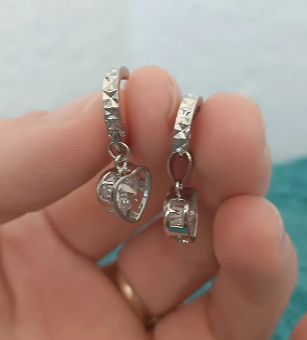 Cercei din argint 925 Opal