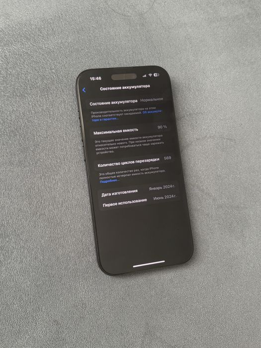 Продам iphone 15 pro на 256гб.