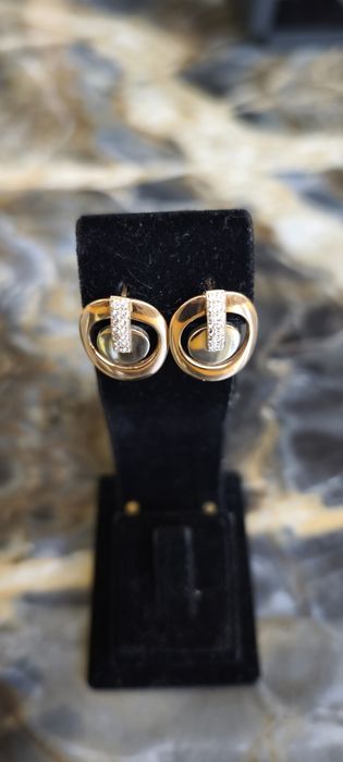 Золотые серьги 585 проба