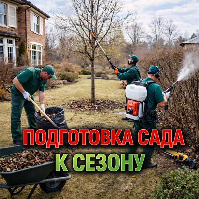 Обрезка | обработка | уборка территории