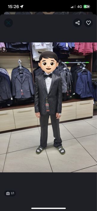 Продам костюм на мальчика и платье женское!