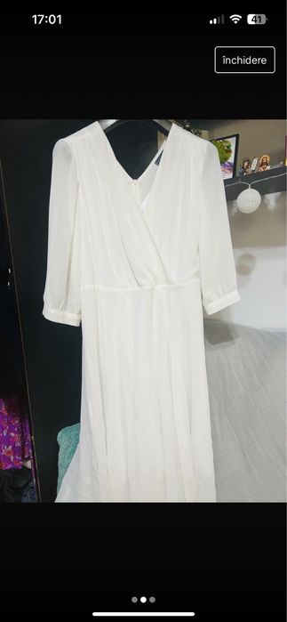 Rochie alba, marimea 42