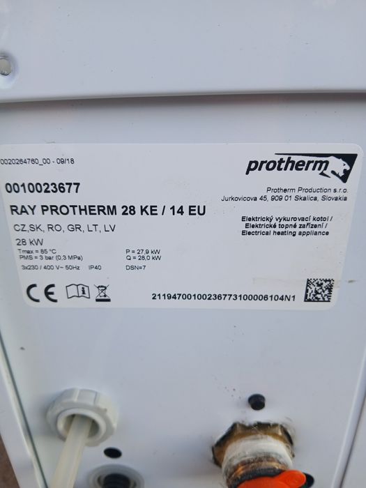 Centrala electrică Protherm  Ray 28 Ke