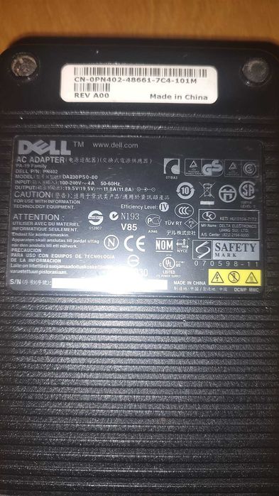 incarcator laptop DELL/alienware 230w