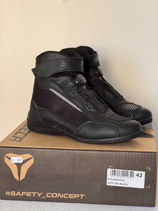 Ghete moto SECA Apex Pro Black mărime 42