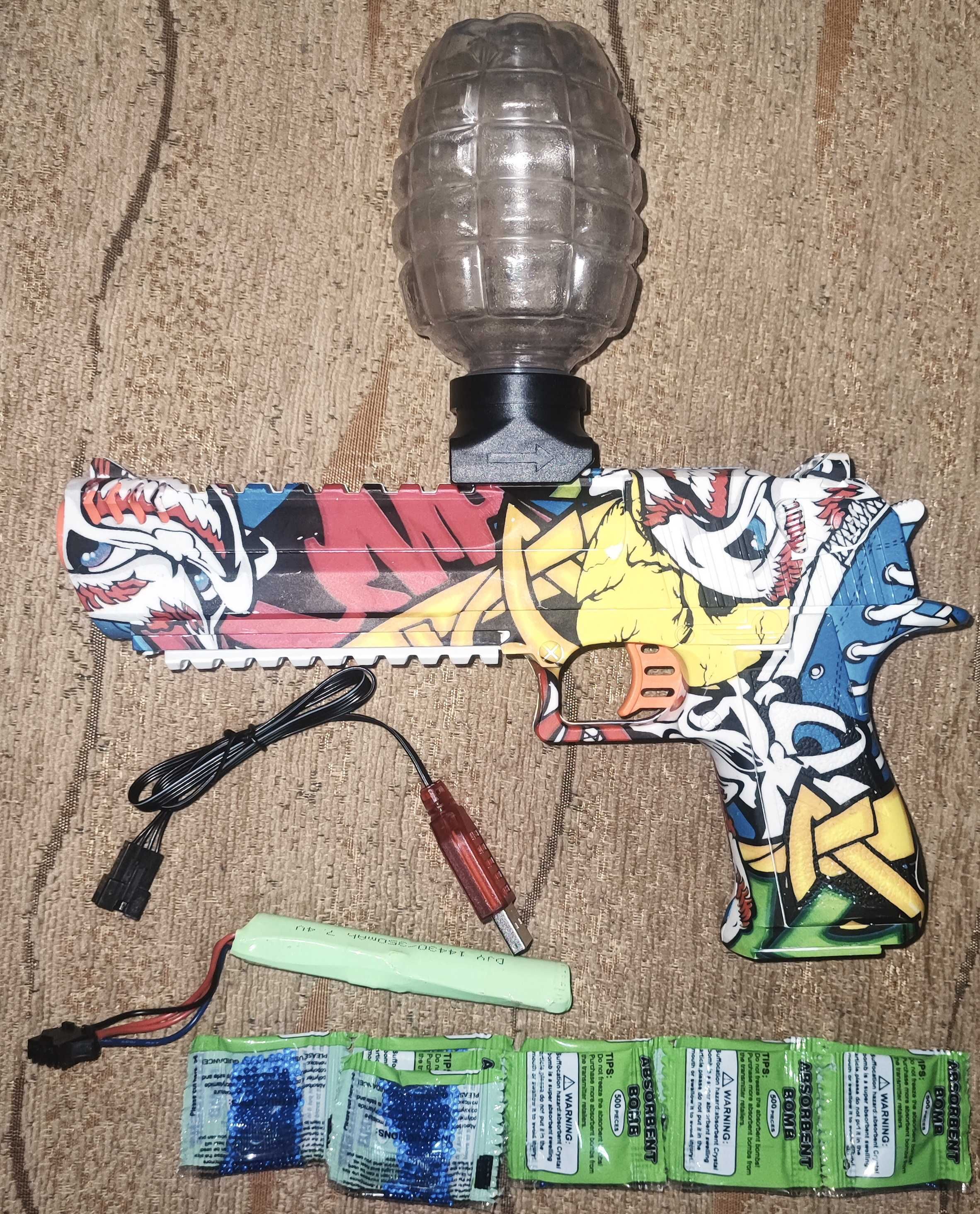 Пейнтбол пистолет Desert Eagle M1911gel Blaster gun гр. София Зона Б-18 ...