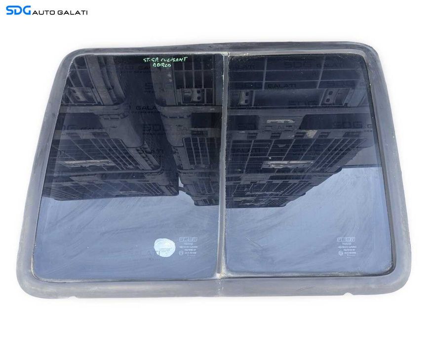 Geam Sticla de pe Usa Portiera Stanga Spate Culisant Fiat Doblo 2000 - 2010 [LR4227]