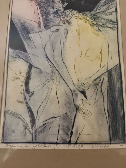 Прекрасна графика от 2000 годин на Тодор Тачев- Градините на чувствата