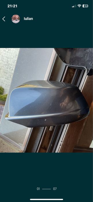 Vand capace originale oglinzi Bmw F10/F11 culoare negru