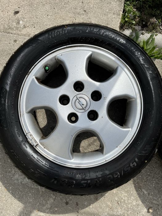 Set jante Opel r15 cu cauciucuri vara Tigar 195/60/15
