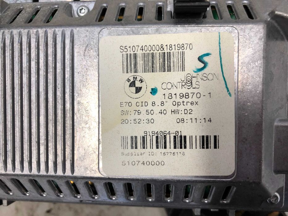 Navigatie mare CCC joystick unitate navigatie BMW X5 X6 E70 E71