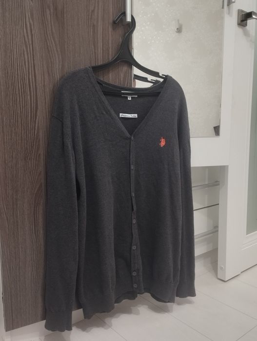 USPA кардиган серый