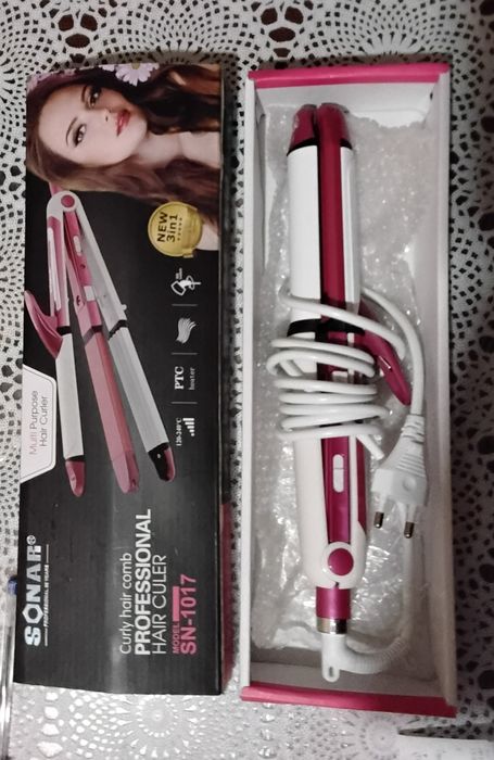 Преса за коса 3 в 1