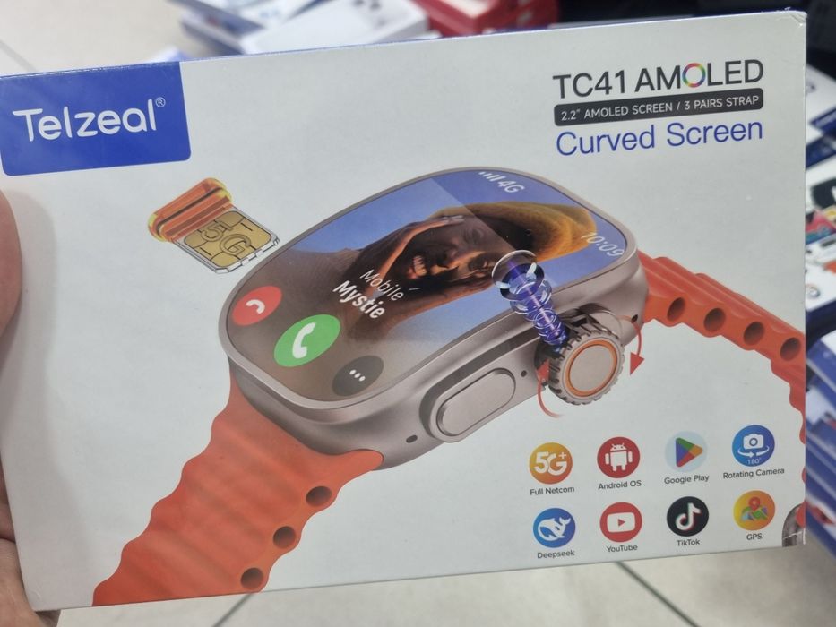 Smart watch Internet vay fay Telegram xammasi  bor
