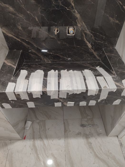 Монтаж кафель и керамогранит.