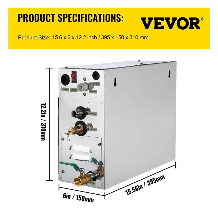 НЕМСКИ Генератор за пара 4кW + Подарък ЛЕД ФЕНЕР