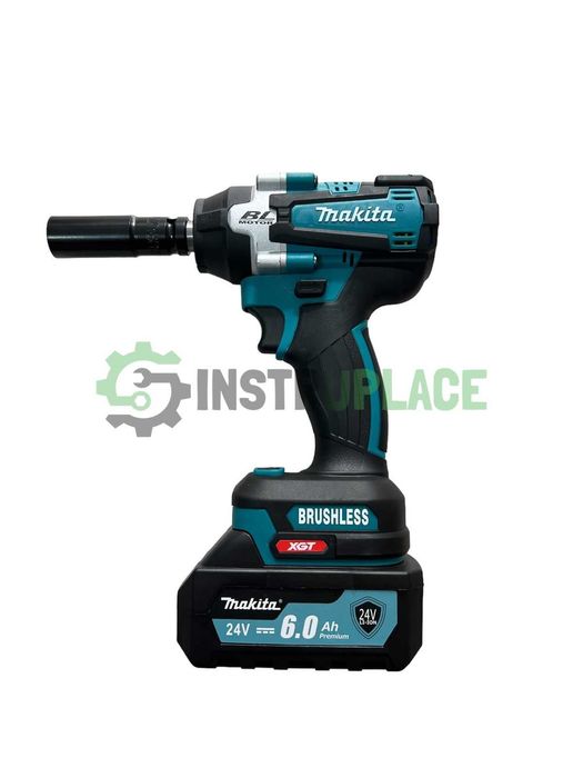 2в1 БЕЗЧЕТКОВ Акумулаторен ъглошлайф и гайковерт Makita 24v с МАКИТА