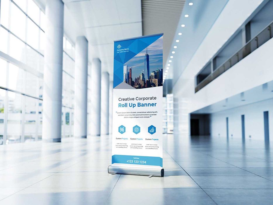 Промо стойка Паучок | Х-баннер | Ролл-уп | Roll-up | Х-стенд | Паук