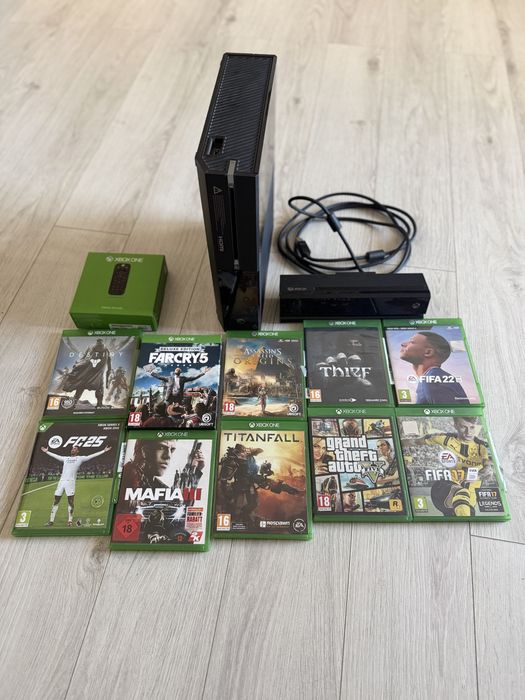 Xbox One + Kinect + 2 controllere + 10 jocuri