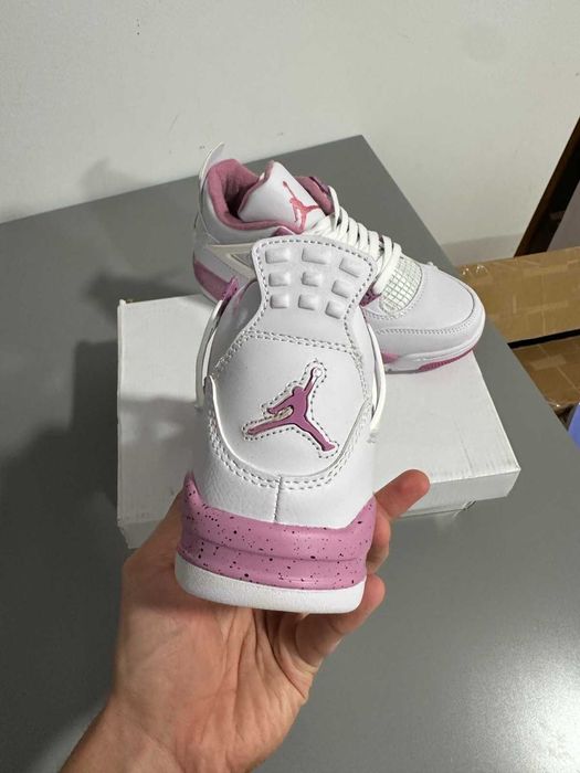 Air Jordan 4 Retro White Pink, marimea 38