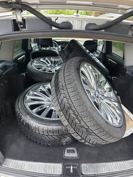 Jante g11 g12 originale cromate r20 cu cauciucuri noi 1200euro
