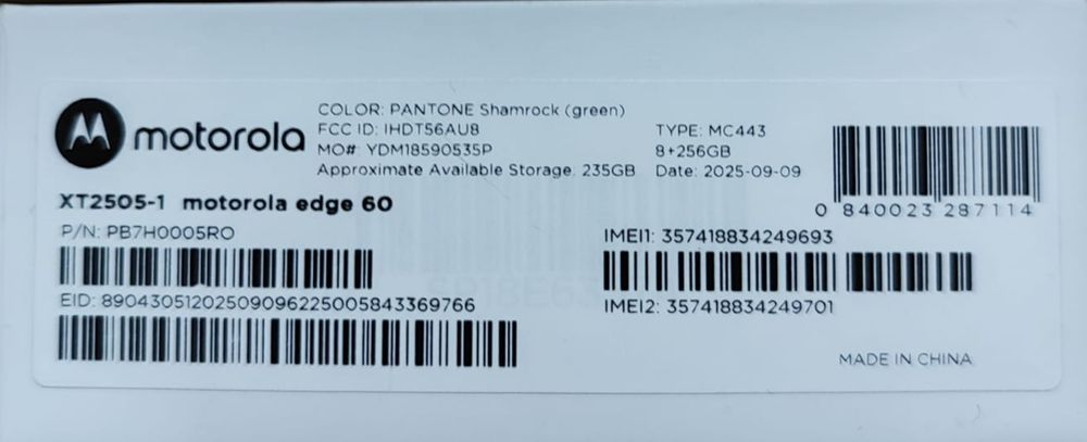 Motorola Edge 60 5G - 256GB