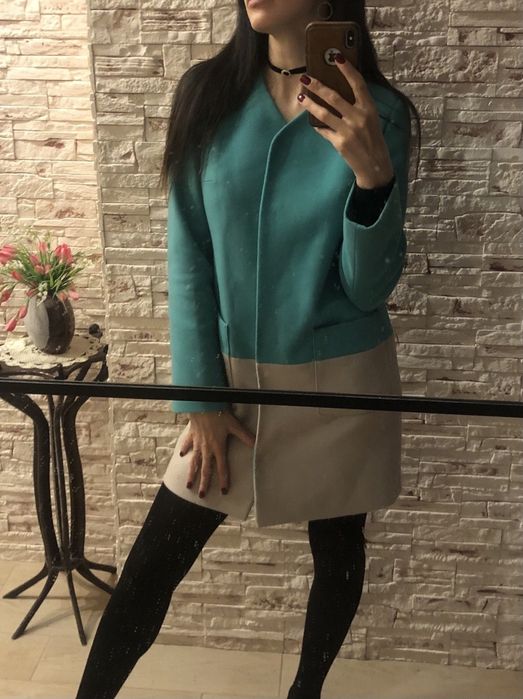 пальто 70% шерсть S