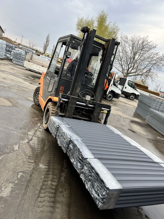 Sipca metalica gard POLO faltuita lucios 0.4mm stachet