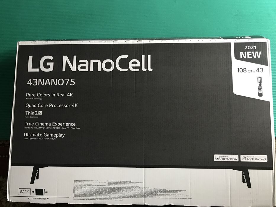 43NANO75,LG-NanoCellLED4k/UHDTV-43"/108cm, nou (in cutie/folie).