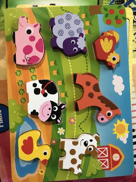 Пъзели музикален и 3 D ферма