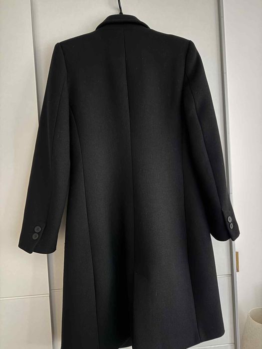 Елегантно черно палто ZARA – XS (става и за S)